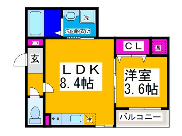 Maion de cotonの物件間取画像